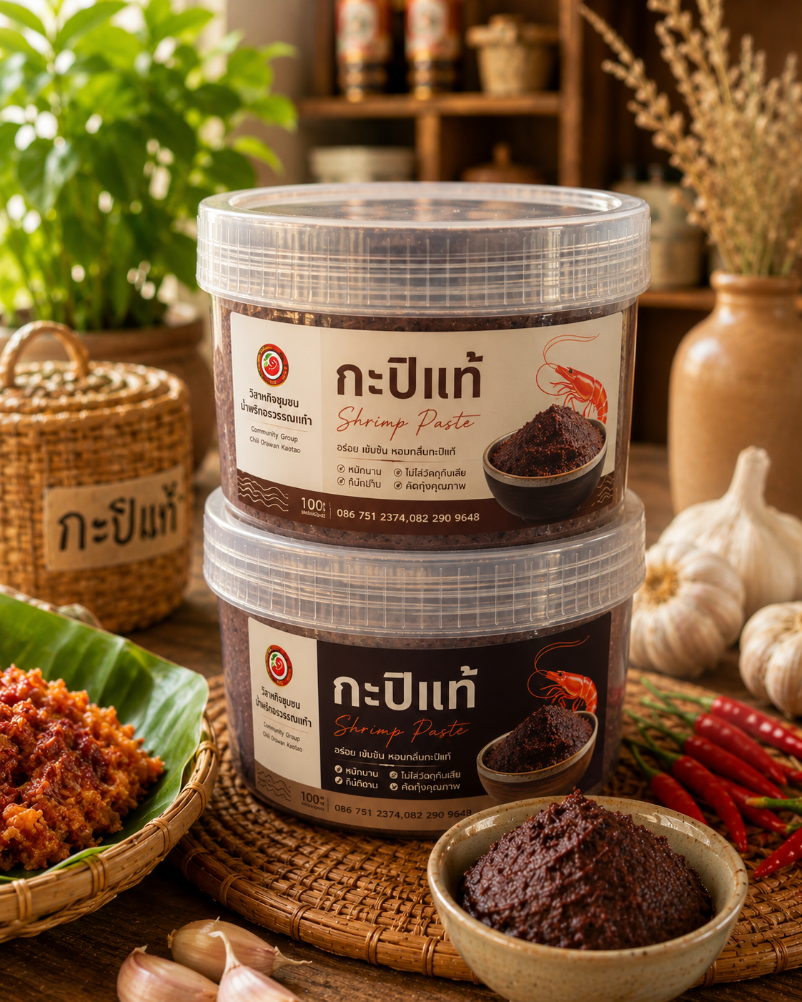 กะปิแท้ แม่อรวรรณ กะปิแท้ แม่อรวรรณ