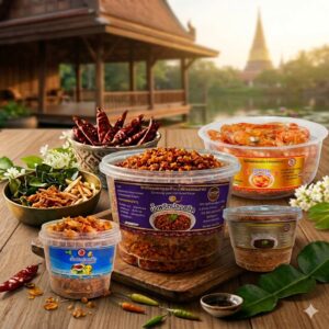 เซ็ท กุ้งหวาน ปลาหมึก ปลาช่อน ปลาสลิด แม่อรวรรณ
